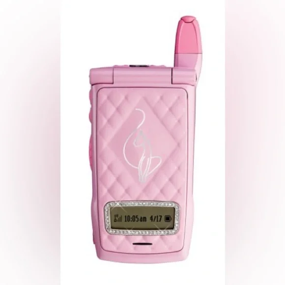 baby phat phone in the box with all the rhinestone diamonds $1200 pristine - Picture 1 of 8